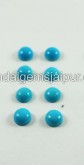 Natural Arizona Turquoise Smooth Round Cabochon